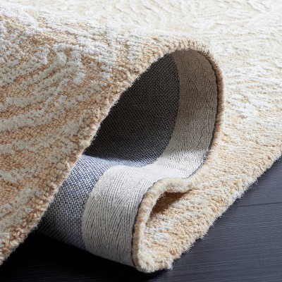 Ivory Hand-Tufted Wool 4' x 6' Area Rug