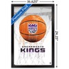 Trends International NBA Sacramento Kings - Drip Basketball 21 Framed Wall Poster Prints - 3 of 4