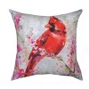 Manual Woodworkers & Weavers Cardinal in Redbud Pillow – 18 Inch Outdoor Accent - 3 of 3