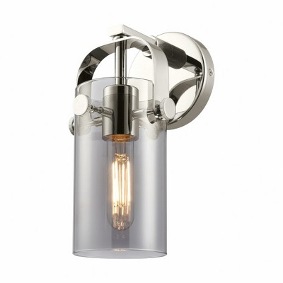 Pilaster II Cylinder - 1 Light Wall Sconce In Contemporary Style-10.5 Inches Tall and 4.5 Inches Wide
