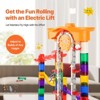 Marble Run Set 153 PCS with Motorized Elevator Educational Maze Gift for Kids - 3 of 4