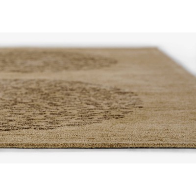 Theo Handtufted Red Wool Rectangular Rug 66" x 42"