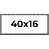PosterPalooza | Panoramic Deco Black Picture Frame - UV Acrylic, Foam Board Backing, Hanging Hardware - 2 of 4