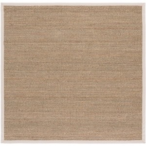 Natural Fiber Twill Plain Seagrass NF111 Indoor Rugs - Safavieh - 1 of 4