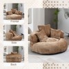 Airsurfer High-Back Bean Bag Lounger Chair with 3 Pillows – Lazy Sofa for Adults & Kids, Indoor/Outdoor Gaming Couch for Bedroom or Office - 3 of 4