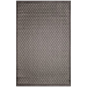 Liora Manne Carmel  Indoor/Outdoor Rug  Black.. - 1 of 4