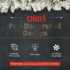 Gulches Pre-lit 4-Piece Artificial Xmas Set:Tree,Garland,Wreath,2 Entrance Trees(LED) - 4 of 4