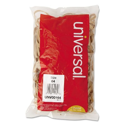 UNIVERSAL Rubber Bands Size 64 3-1.2 x 1/4 320 Bands/1lb Pack 00164