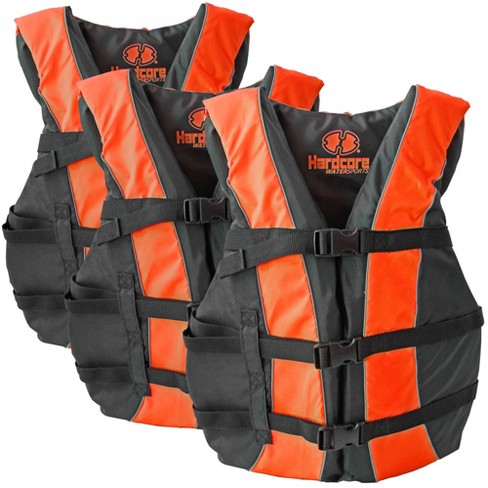 3 Pack Adult Life Jacket PFD USCG Type III Universal Boating Ski Vest New