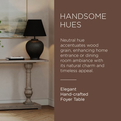 Arthur Gray Solid Wood Traditional Console Table