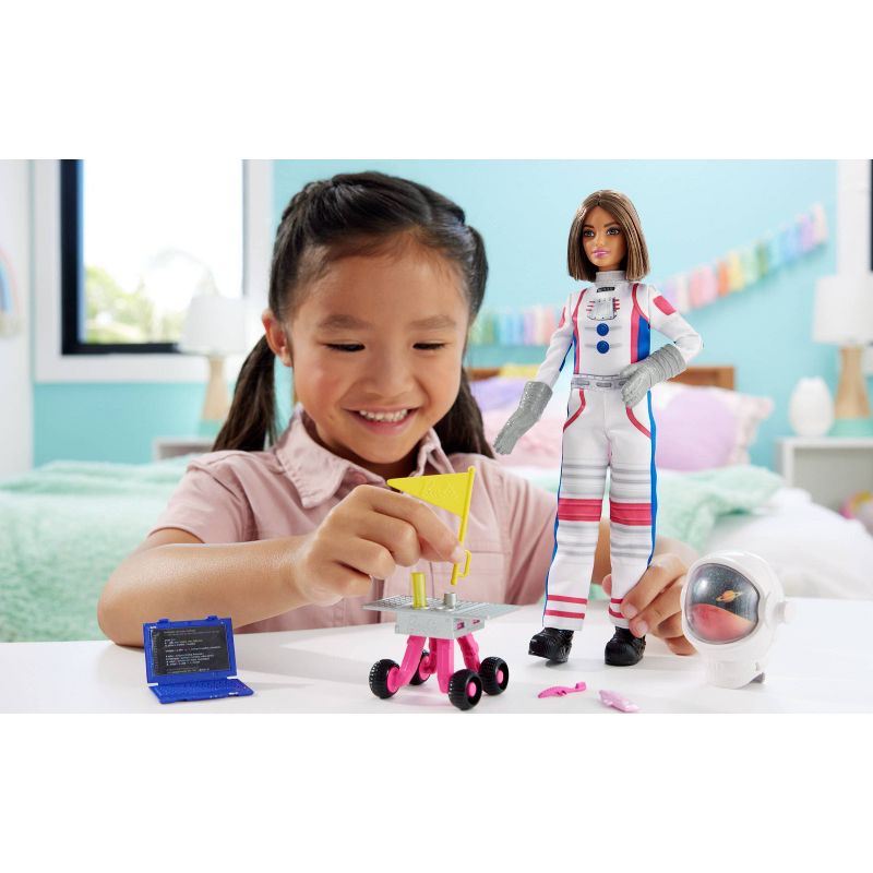 Barbie 65th Anniversary Careers Astronaut Doll &#38; 10 Accessories Including Rolling Rover &#38; Space Helmet, 3 of 8