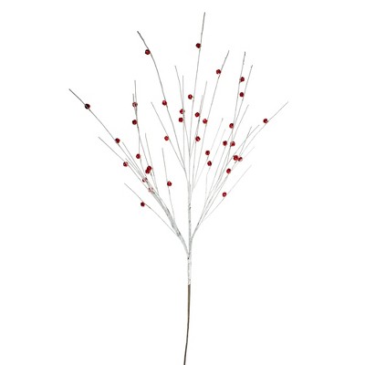 Melrose 40" Red and Brown Twig with Sleigh Bells Christmas Spray