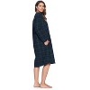 Ashford & Brooks Women's Flannel Plaid Long Sleeve Nightgown - 2 of 4