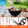 Itopfox 31-Piece BBQ Grill Accessories Set for Men & Dad, Heavy Duty Stainless Steel Grilling Tools Kit with Mats, Brush & Carrying Bag, Perfect Gift - 3 of 4