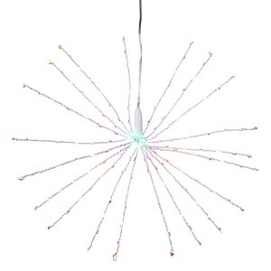 Kurt Adler Pre-Lit 3D Fairy Starburst Light, Multicolor, 16in - 1 of 4