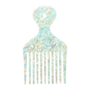 Unique Bargains Plastic Wide Tooth Hair Pick Comb 4.8" - 1 of 4