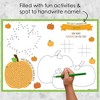 Big Dot of Happiness Pumpkin Patch - Paper Fall, Halloween or Thanksgiving Party Coloring Sheets - Activity Placemats - Set of 16 - 2 of 4