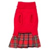 The Worthy Dog Plaid Layered-Look Two-fer Pet Pullover Turtleneck Sweater Dress - 2 of 3