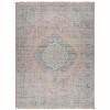 Hauteloom Adamstown Sage&Peach Cotton Rug - 3 of 4
