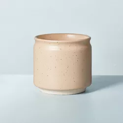 Speckled Ceramic Sandalwood & Clay Jar Candle Taupe - Hearth & Hand™ with Magnolia