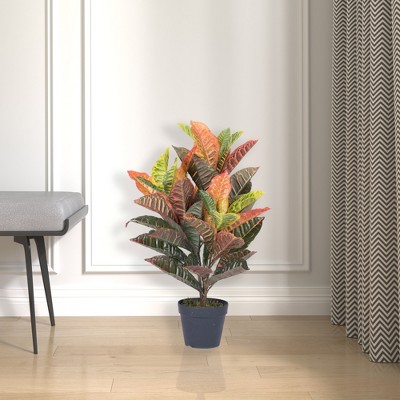 Elegant 30" Silk Mixed Greenery Floor Plant for Any Occasion