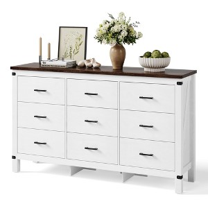 Dresser for Bedroom, Modern Dressers with Spacious Storage and Metal Handles - 1 of 4