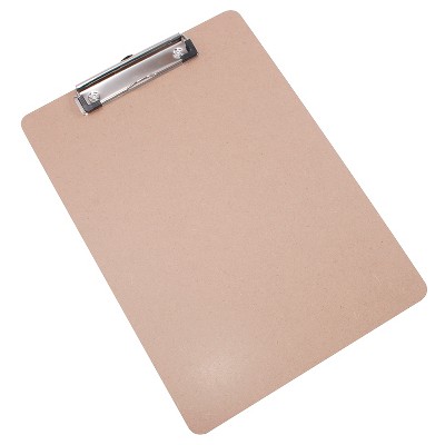 Composite Clipboard Brown - up&up™: MDF Paper Clipboards, Desk Organizer, 12.52" x 8.976", Light Off-White