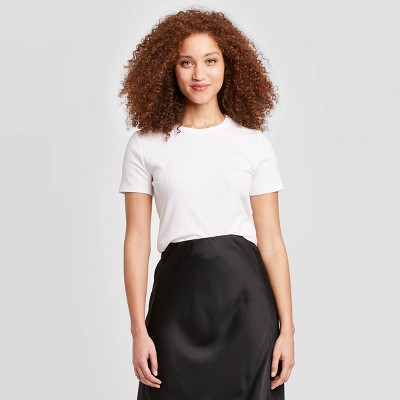 women's slim fit white shirt