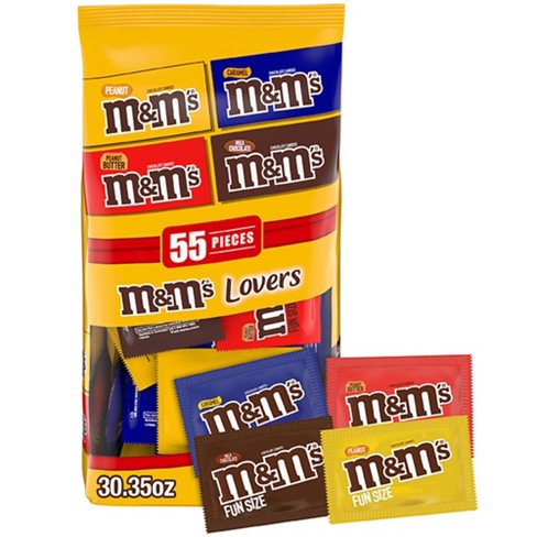 M&m's Variety Pack Fun Size Chocolate Candy Assortment - 55pc : Target