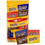 M&M's Variety Pack Fun Size Chocolate Candy Assortment - 55pc