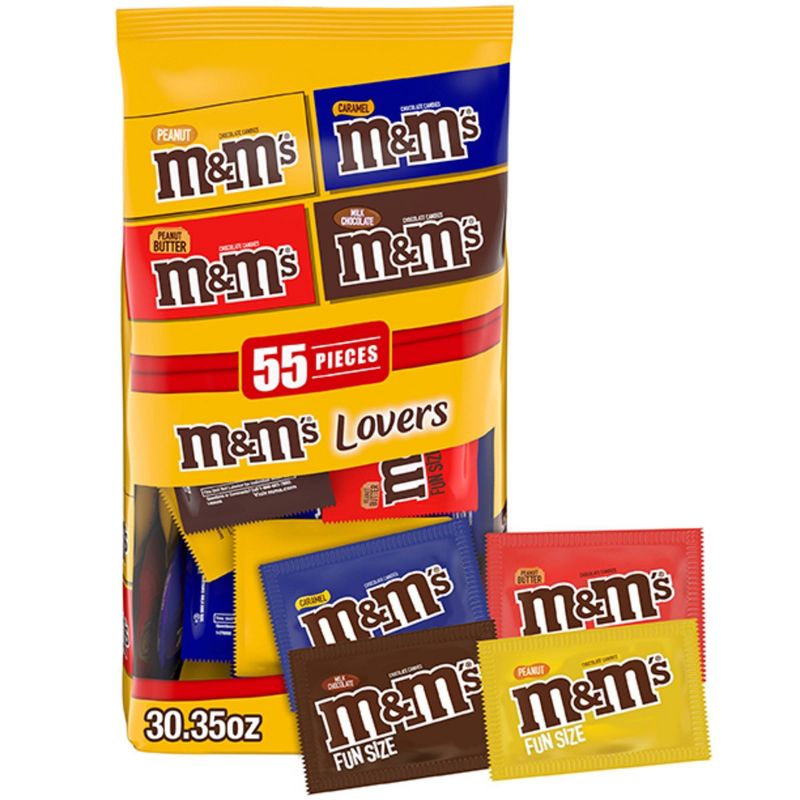 M&#38;M&#39;s Variety Pack Fun Size Chocolate Candy Assortment - 55pc, 1 of 12