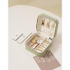 Travel Jewelry Box, Mini Jewelry Travel Case, Jewelry Organizer Case, Portable Small Jewelry Organizer Storage Boxes - 3 of 4