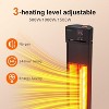 Acekool Portable Infrared Heater - 3 Heat Settings, Remote & Timer, IP34 Weather Resistance for Patio Deck Backyard - 2 of 4