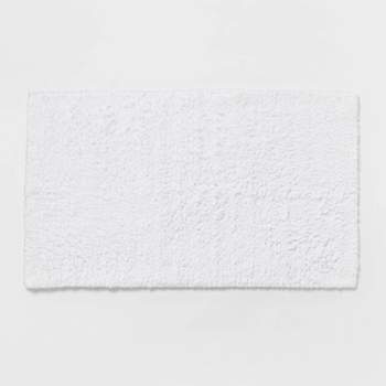 20x34 Performance Plus Cotton Memory Foam Bath Rug White - Threshold