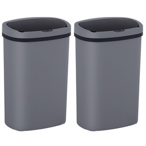 BestMassage 13 Gallon Trash Can Modern Touchless Garbage Can Kitchen Waste Bin with Large Capacity Waterproof Odor Control - 1 of 4