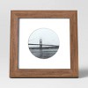 7.02" x 7.02" Matted to 4" x 4" Single Image Table Frame with Circle Gray - Threshold™ - image 3 of 4
