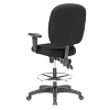 Winslow Drafting Chair with Adjustable Height, Arm and Tilt Adjustment, Foot Ring and Extra Padding Black - studio designs - 4 of 4