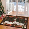 COZONY Christmas Snowman Area Rug, Washable Non-Slip Low Pile Throw Carpet, Soft Holiday Floor Mat for Living Room, Bedroom, Christmas Decorations - 4 of 4