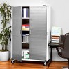 Seville Classics UltraHD Rolling Storage Cabinet, 48"  x 18" x 72" - 2 of 4