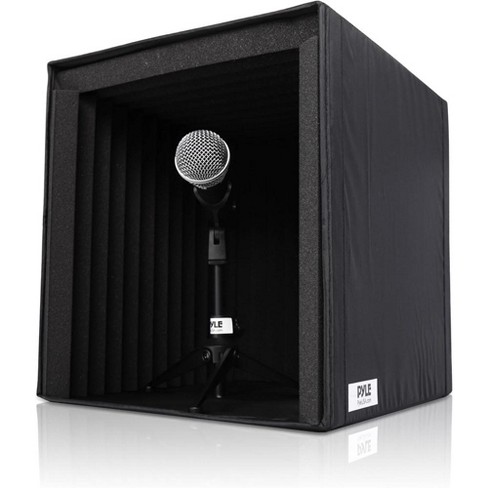 Pyle Sound Recording Audio Isolation Box - Portable and Compact Soundproofing Studio Booth - image 1 of 4