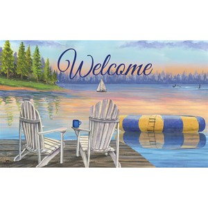 Briarwood Lane Summer Doormat 30x18 Indoor Outdoor Waterfront Retreat Nautical For Summer Doormat - 1 of 4
