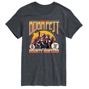 Men's - Star Wars - Boba Fett and the Bounty Hunters Band Short Sleeve Graphic T-Shirt - 1 of 3