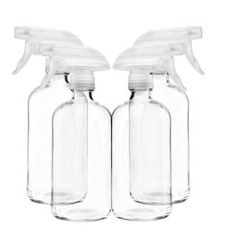 Homeries Clear Glass Spray Bottles For Cleaning Solutions