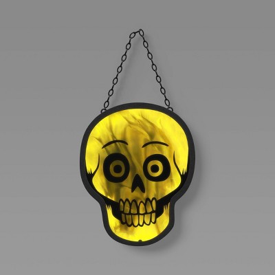 Skull Lit Iridescent LED Halloween Novelty Silhouette Lights - Hyde and EEK! Boutique™