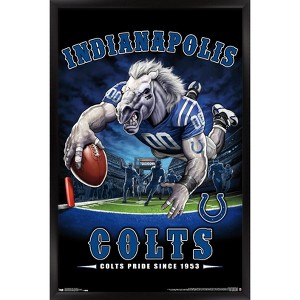 Trends International NFL Indianapolis Colts - End Zone 17 Framed Wall Poster Prints - 1 of 4