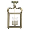 Livex Lighting Garfield 3 - Light Pendant in  Antique Brass - 2 of 4
