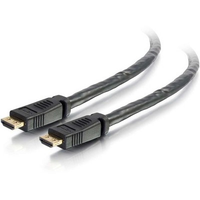 C2G 35ft 4K HDMI Cable with Gripping Connectors - Plenum Rated - 40 ft HDMI A/V Cable for Audio/Video Device