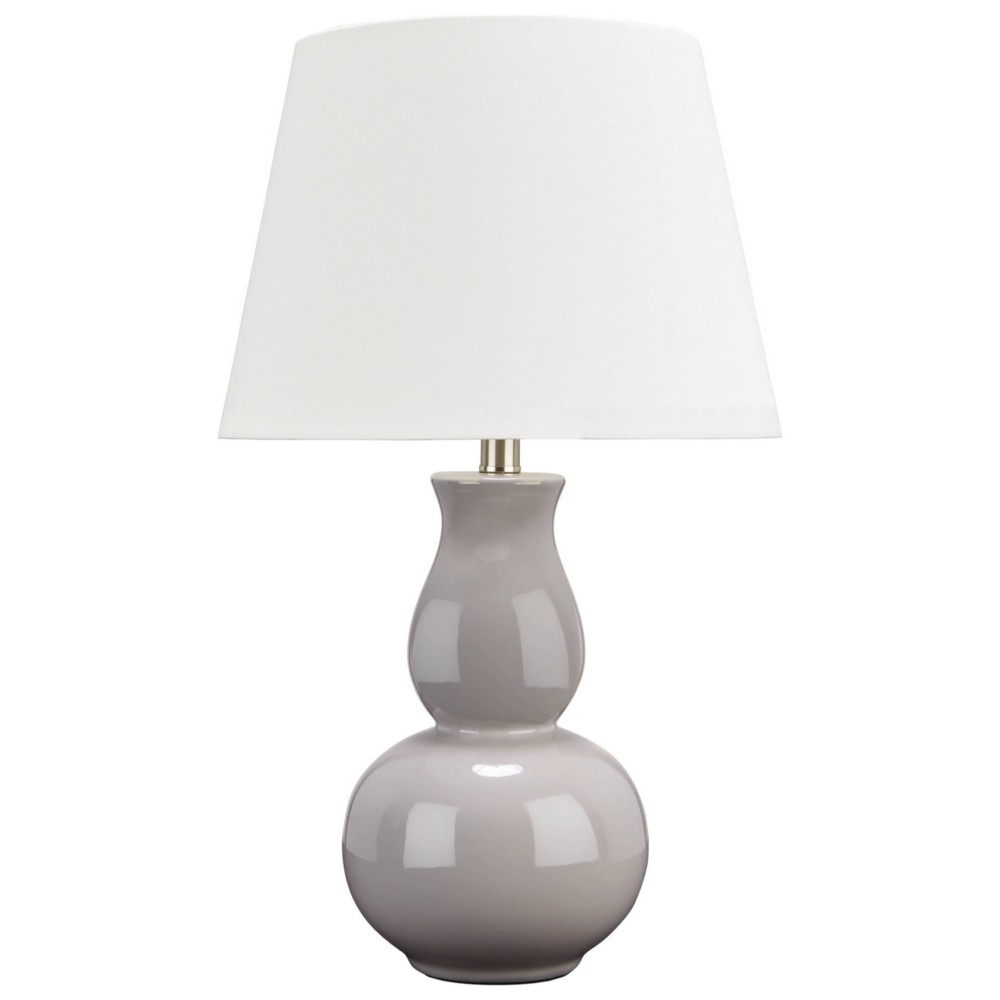 Zellrock Ceramic Table Lamp Gray - Signature Design by Ashley