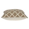 Parkland Collection,Canita Beige And White Throw Pillow - 3 of 4
