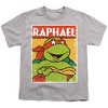 Teenage Mutant Ninja Turtles Teenage Mutant Ninja Turtles Raph Youth T Shirt, Athletic Heather - 2 of 4